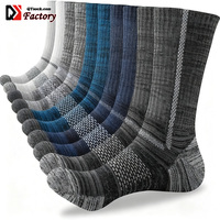 Chaussettes de travail en coton pour hommes Chaussettes athlétiques rembourrées pour la randonnée, les sports, la course à pied et le football