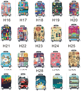 Housse de valise en tissu de coton, housse de valise promotionnelle en spandex, housse de valise de 18 à 32 pouces avec impression de logo - Product Image 5