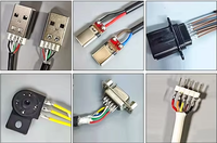 Máquina de Soldadura Semiautomática para Cables de Datos USB y Tiras de Luces LED, Accionada con Pedal, Soldadura de Placas de Circuito Impreso