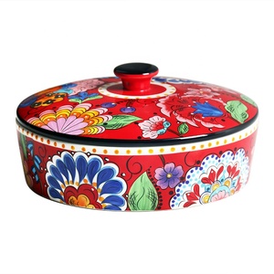 Japanese Style Wedding Gift Large <b>Ceramic</b> Bowl with Lid Soup Bowl Salad Bowls - Product Image 1