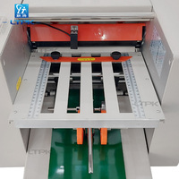 LTPK-9B/4Plieuse de livrets multifonctionnelle, plieuse manuelle d'instructions de papier en continu entièrement automatique