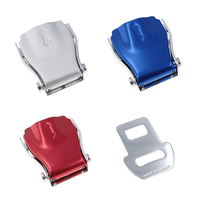 Boucle de ceinture de sécurité en aluminium pour siège d'avion avec sangle en polyester