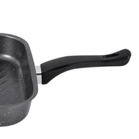 Poêle en acier au carbone antiadhésive nutritive maison petit déjeuner oeuf carré poêle à frire cuisson écologique