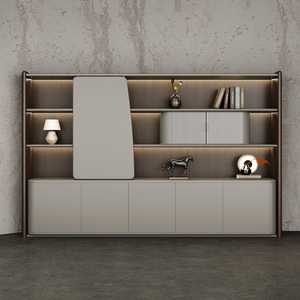 Hiện đại sang trọng <span class=keywords><strong>MDF</strong></span> điều hành lưu trữ tập tin tủ với Mở Kệ CEO thiết kế để Nộp đơn trong trường học hoặc bệnh viện - Product Image 1