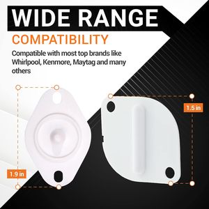 BlueStars 3390719 8577274 Sèche-linge Fusible Thermistance Remplacement Manuel Plastique Compatible Whirlpool Maytag Modèles Remplace - Product Image 3