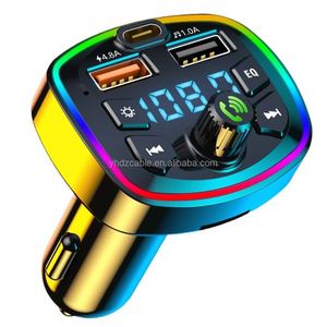 Factory Direct Car 3.1A Car Charger with PD Fast Charge Dual <b>USB</b> Ports Phone Charger MP3 Player Wireless FM Receiver Transmitter - Product Image 5