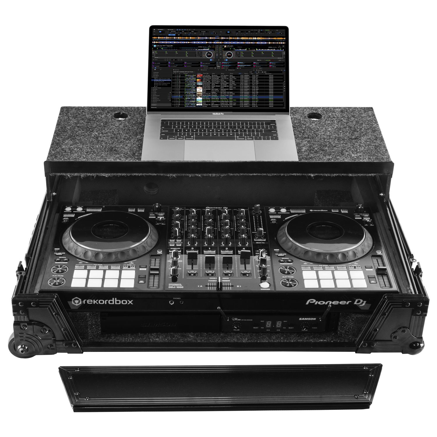 Estuche de aluminio de almacenamiento para Pioneer DDJ-1000/DDJ-1000SRT, caja de vuelo para controlador de DJ