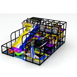 Children's Indoor Playground Equipment Amusement Park Plastic <strong>Slides</strong> <strong>Trampoline</strong> for Garden Use Soft Play Forest Kids Combined - Product Image 3