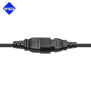 定制 IEC C14 转 C13 电源线 1.8m 10A 250V 3 芯铜质 PVC 电缆组件，适用于电脑显示器服务器 - Product Image 2