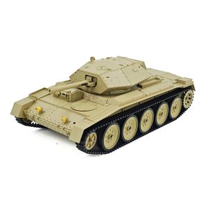 Coolbank 1/16 UK Crusader Mk.III Modèle <span class=keywords><strong>char</strong></span> <span class=keywords><strong>Combat</strong></span> Véhicule Lumière avec Fumée Tourelle Rotation 360 ° Télécommande Voiture Jouets pour Garçon - Product Image 5