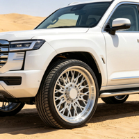 Jantes forgées à déport profond 8x165.1 6x139.7 5x108 de 17 à 24 pouces, polies, multi-rayons pour Jaguar XK F-TYPE HUMMER H1 H2 Silverado Pajero