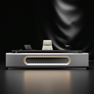 Nội thất văn phòng, bàn Ông Chủ thanh lịch cao cấp E0 Bàn giám đốc hình chữ L sang trọng cao cấp, Quản Lý, CEO và ông chủ - Product Image 1