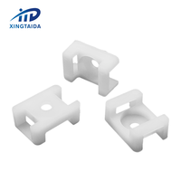 Clips de câble Organisateur de supports HC-1 M4 Noir Attache de câble Base Saddle Type Mount Wire Holder Cable Zip Mount