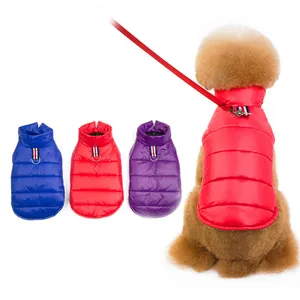 Nouveau design veste pour chien à bas prix hiver matériel brillant Extra chaud chat chien manteau à capuche veste pour animaux de compagnie vêtements