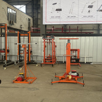 Plateforme élévatrice pour porte à enroulement de 150 kg, table élévatrice hydraulique électrique pour l'installation et la maintenance des portes de garage