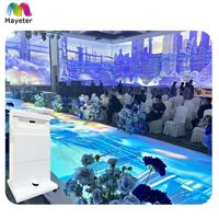 Sol mobile tout-en-un pour jeux de projection immersive sportive, art portable, projecteur