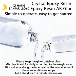 เรซินอะคริลิกใสและสารช่วยแข็งตัว AB กาวคุณภาพสูง สำหรับงานก่อสร้างคริสตัล - Product Image 2