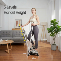 Machine à glisse multifonctionnelle avec barre de maintien pour le balancement et la torsion des hanches