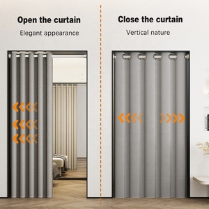 Bán Buôn Khách Sạn Sang Trọng Hiện Đại New Grommet Sóng Rèm Màn La Mã Rèm Cửa Sổ Rèm Cửa Cho Phòng Ngủ Bệnh Viện Được Xây Dựng Trong Sợi Nhuộm - Product Image 3