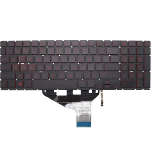 Clavier d'ordinateur portable bon marché pour <span class=keywords><strong>HP</strong></span> <span class=keywords><strong>Omen</strong></span> <span class=keywords><strong>15</strong></span>-DC <span class=keywords><strong>15</strong></span>-DC0020CA <span class=keywords><strong>15</strong></span>-DC0010CA <span class=keywords><strong>15</strong></span>-DC0030NR clavier d'ordinateur portable rétroéclairé noir rouge - Product Image 3