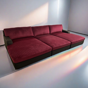 เฟอร์นิเจอร์โรงละครห้องนั่งเล่นวิลล่าแบบกำหนดเองทำ3.8เมตรเตียงโซฟานุ่มสบายโรงภาพยนตร์รวมโซฟาที่ทันสมัยชุดโซฟาสื่อ - Product Image 2