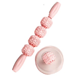 Palo de masaje, rodillo de palo de diente de lobo para fitness, rodillo de fascia, rueda de relajación muscular, estiramiento de yoga para pantorrilla - Product Image 1