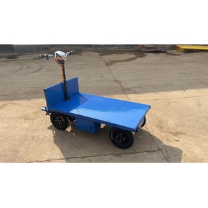 Tải điện nền tảng hàng hóa tàu sân bay Xe đẩy tải nặng Giao thông vận tải giỏ hàng di chuyển xe với 4 bánh xe cho tải - Product Image 4