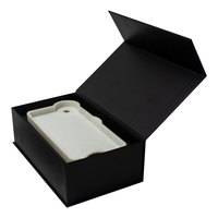 Boîtes d'emballage rigides magnétiques de luxe personnalisées avec laminage mat et doublure en mousse pour étuis de téléphone portable, électronique grand public, cadeaux