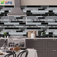 Rouleaux de papier peint adhésif 3d en PVC imperméable à l'eau Papier de contact Papier peint décoratif pour la maison Cuisine Salle de bain Décoration