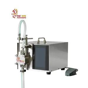 Digital Filler TODF-100 Equip Pneumatic Filling Nozzle Gear Pump Digital Filler One Head 2ml-infinity 316 Stainless Steel