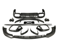 Diffuseur arrière de style B en fibre de carbone SD de haute qualité pour kit carrosserie Mercedes Benz GT50 GT53, directement de l'usine, haute performance