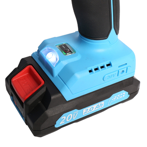 Clé à chocs sans fil FIXTEC 20V, couple élevé 450 Nm, moteur sans balais, batterie 2,0 Ah, entraînement 1/2 pouce, pour réparation de pneus de camion et de voiture, certifiée CE, vente en gros - Product Image 3