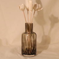 Diffuseur d'huiles essentielles CH Luxury Black Home Decoration, grand pot en verre, cire de soja écologique, parfum longue durée, cristal de guérison, sans BPA
