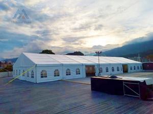 Grande Tente <span class=keywords><strong>de</strong></span> Luxe en Aluminium Blanc en Forme <span class=keywords><strong>de</strong></span> A pour Fêtes, Mariages et Événements <span class=keywords><strong>de</strong></span> 200, 300 ou 500 Personnes en Extérieur - Product Image 5