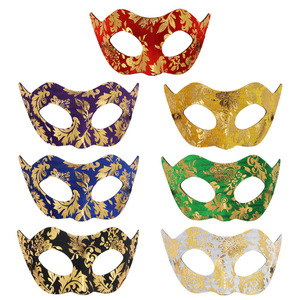 Nouvelle Masque Demi-Visage en PVC DIY d'<span class=keywords><strong>Amazon</strong></span> : Magnifique Masque de Carnaval Vénitien, Idéal pour Robes de Soirée et Accessoire de Fête - Meilleure Vente - Product Image 5