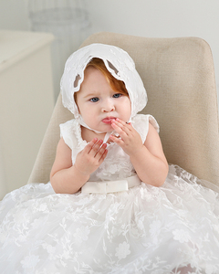 Robe en dentelle pour la première communion, robe de baptême, robe de soirée formelle, occasion spéciale, vêtements pour nouveau-nés - Product Image 5