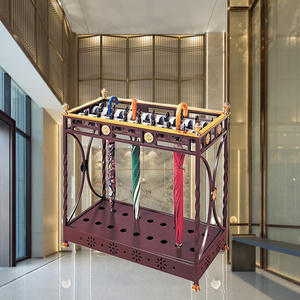 La hall con fiori in ferro attorcigliati a 18 teste fornisce <span class=keywords><strong>portaombrelli</strong></span> con chiusura per hotel e ristoranti - Product Image 4