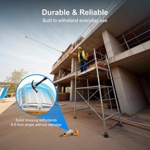 Lámpara de Trabajo LED de 6500LM, Equivalente a 500w, Luz de Inundación de 5000k, IP67 Impermeable, Soporte Ajustable, Portátil - Product Image 5