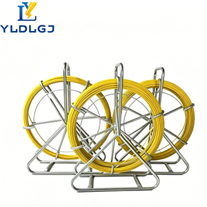Varilla de Fibra de Vidrio de 7mm y 100m con Marco Guía para Trabajos de Instalación de Ductos Eléctricos, para Personal de Servicios Públicos, para Uso en <span class=keywords><strong>Campo</strong></span>, para Grandes Proyectos, para Personal de Obra - Product Image 4