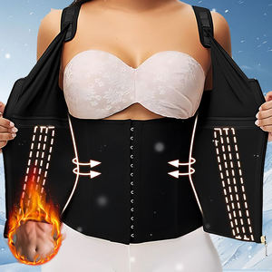 LANGQIN Faja Reductora Transpirable para Mujer, Control de Abdomen, Deporte, Ejercicio, Moldeadora Corporal, Antibacteriana, Ecológica - Product Image 2