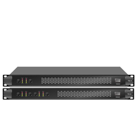 Amplificateur numérique professionnel Mansender série T 1U en métal (classe D) 2-4 canaux 8 ohms, pont, alimentation à commutation douce, 450-2000 W
