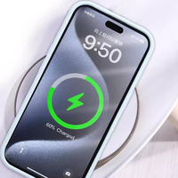 Silikon TPU manyetik telefon kapak iPhone 16promax 15Pro 14 kablosuz şarj Apple 13Promax 12 11pro için mobil durumlarda