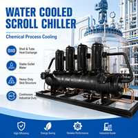 Enfriador de Agua Tipo Scroll de 100HP para Enfriamiento de Husillos CNC, Enfriamiento de Equipos Hidráulicos y Uso en Talleres