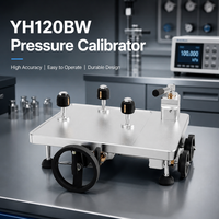 (-0.095-10)MPa Pneumatic Pressure Calibrator Pump YH120BW 1KPa Precise Calibration Pump with 3 Ports for Bench Measurement Test