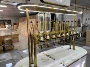 Espositore Mobile di Lusso per Profumi |   Scaffali Metallici Smontabili per Negozi di Alta Gamma - Product Image 2