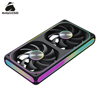 AntarcChill Produsen Terpercaya Set Kipas ARGB Daisy-Chain 240mm 120mm x2 Kipas Terintegrasi untuk Perdagangan Perangkat Keras PC Internasional