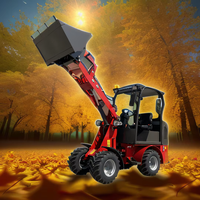 DR06D Mini Elektro lader Garden Farm Schaufel Mini Diesel Rad Elektro lader zu verkaufen