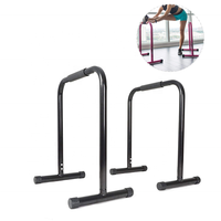 Station de dips réglable en acier robuste, barres parallèles, équipement de gym à domicile, capacité 150 kg pour la calisthénie et l'entraînement avec le poids du corps