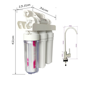 Clear 5 Water <strong>Purifier</strong> Housing Transparent No Need to Power Household <strong>Ceramic</strong> Water Filter No Waste Water Discharge - Product Image 3
