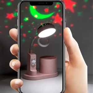 Lampe d'apprentissage pour étudiants, lampe de table portable à batterie 2000 mAh, éclairage intérieur en ABS, lampe porte-crayons Phantom Creative - Product Image 5